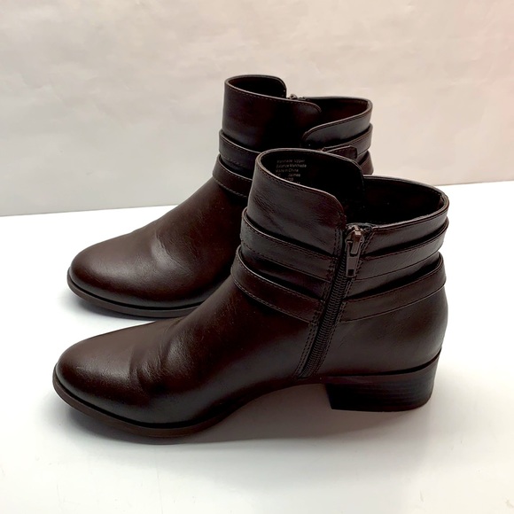 Charter Club Jaimee booties brown ankle boots size 7m - Picture 2 of 11